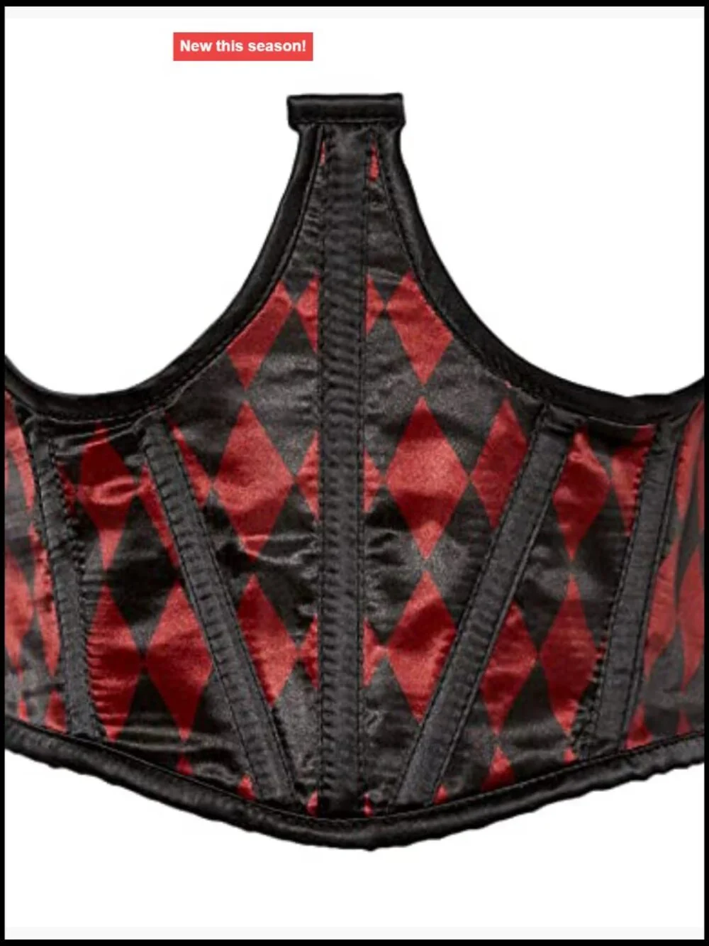 Daisy Corsets Satin Open Cup Waist Cincher Lace-Up Back Boned